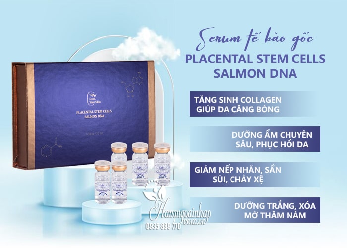 Serum tế bào gốc Placental Stem Cells Salmon DNA 5 lọ 8