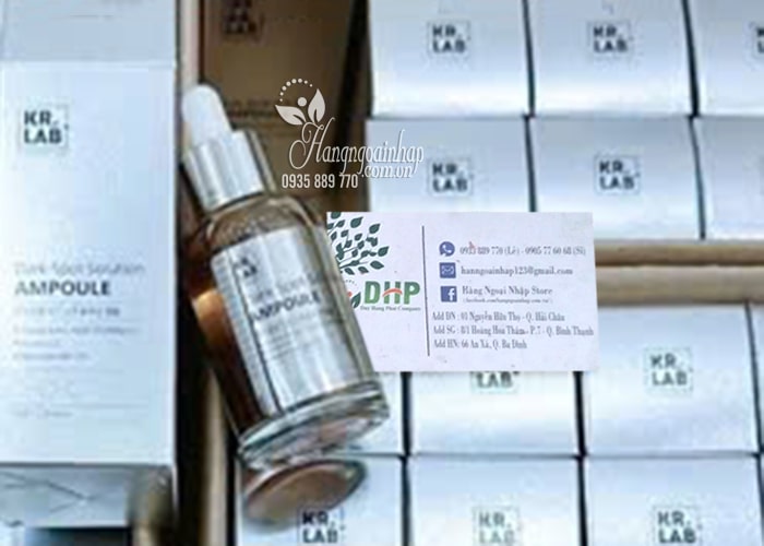 Serum trắng da mờ thâm nám Kr.Lab Dark Spot Solution 50ml  78