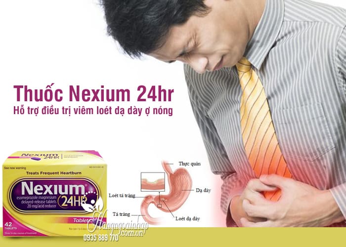 Thuốc Nexium 24hr - Hỗ trợ điều trị viêm loét dạ dày ợ nóng 1