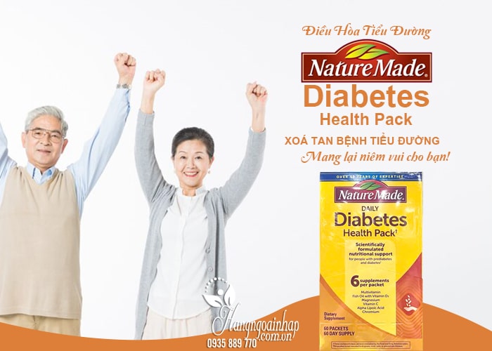 Điều Hòa Tiểu Đường Nature Made Diabetes Health Pack 60 Gói 34