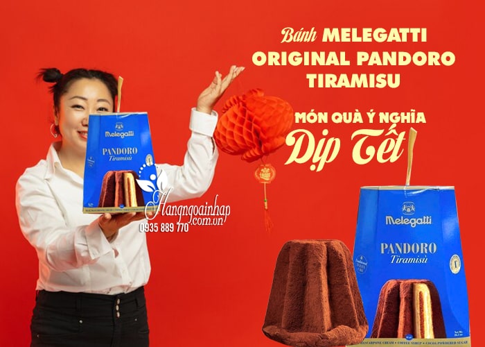 Bánh Melegatti Pandoro Tiramisu cao cấp của Ý 750g 34