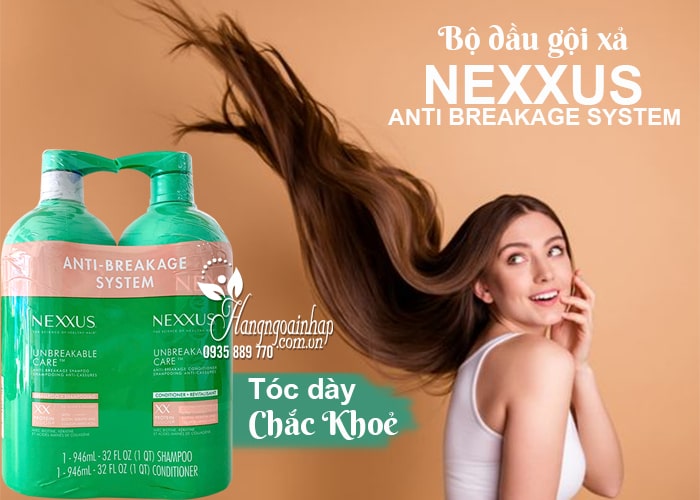 Bộ dầu gội xả Nexxus Anti Breakage System 946ml của Mỹ 12