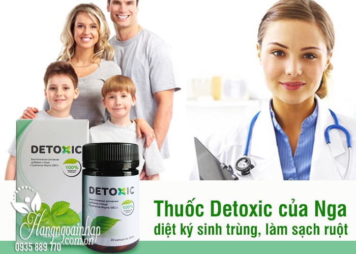 Thuốc Detoxic của Nga diệt ký sinh trùng, làm sạch ruột  6