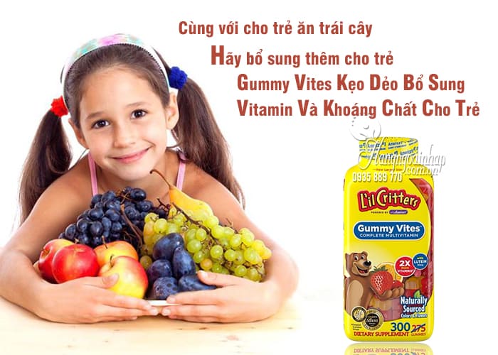 Gummy Vites Kẹo Dẻo Bổ Sung Vitamin Và Khoáng Chất Cho Trẻ 2