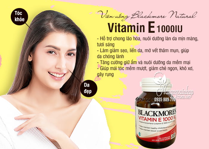 Viên uống Blackmore Natural Vitamin E 1000IU 30 viên của Úc 3