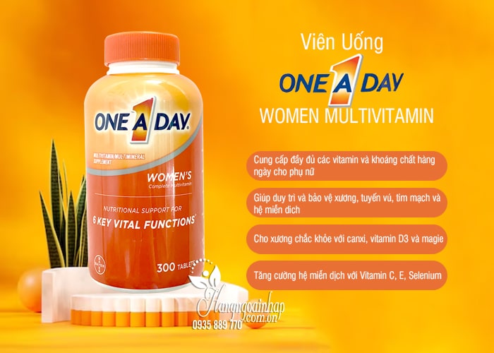 Viên Uống One A Day Women Multivitamin 300 Viên Của Mỹ 34