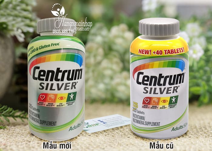 Vitamin tổng hợp Centrum Silver Adults 50+ 325 viên của Mỹ 2