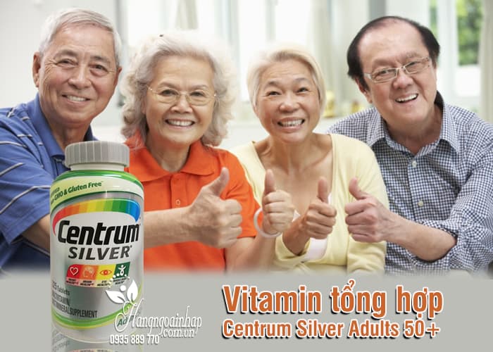 Vitamin tổng hợp Centrum Silver Adults 50+ 325 viên của Mỹ 1