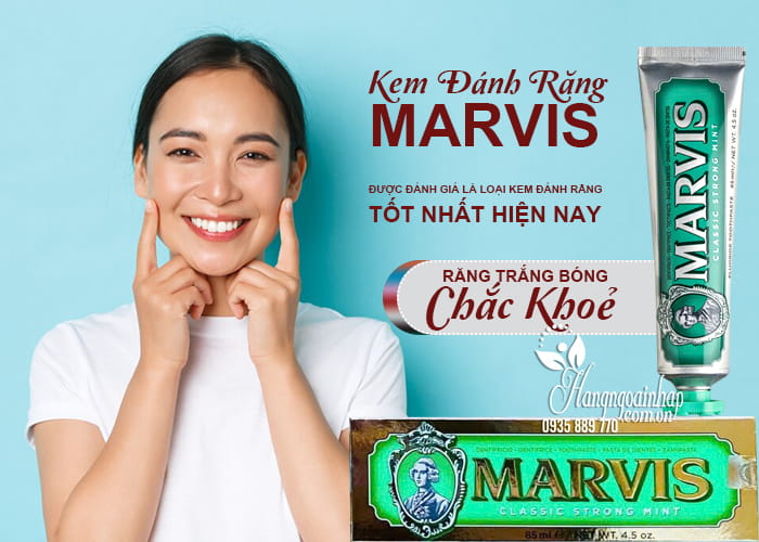 Kem đánh răng Marvis chính hãng 75ml 85ml nhiều màu 1