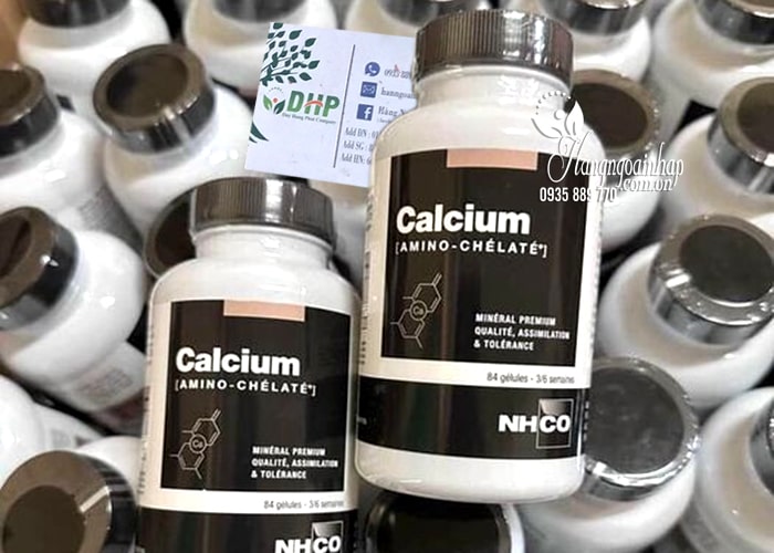 Canxi hữu cơ Calcium Amino Chelate NHCO của Pháp hộp 84 viên 7