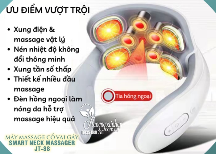 Máy massage cổ vai gáy Smart Neck Massager JT-88 67