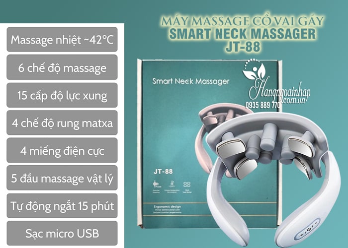 Máy massage cổ vai gáy Smart Neck Massager JT-88 45