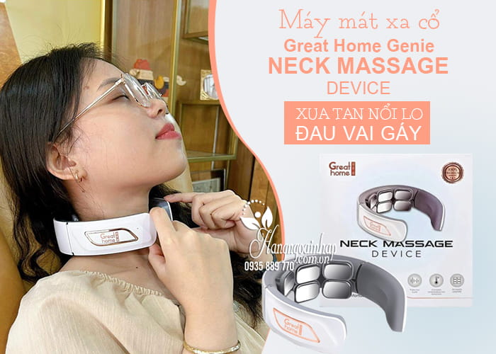 Máy mát xa cổ Great Home Genie Neck Massage Device 12