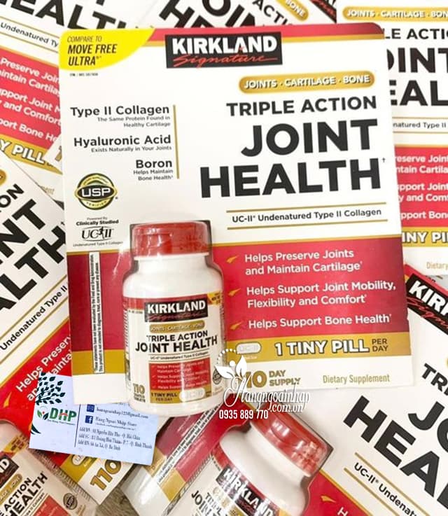 Viên bổ xương khớp Kirkland Triple Action Joint Health 110v 67