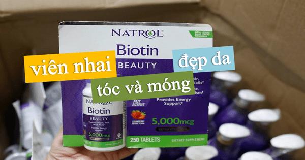 Nên uống Biotin trong bao lâu? Trước hay sau bữa ăn?