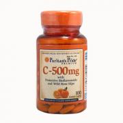 Viên uống Vitamin C 500mg Puritans Pride 100 viên ...