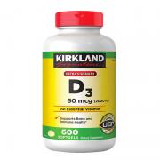 Viên uống Vitamin D3 Kirkland Extra Strength D3 50...