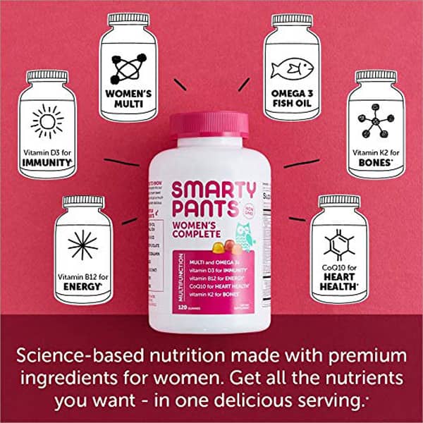 Kẹo bổ đa vitamin Smarty Pants Women's Formula Multivitamin, 240 Adult  Gummies CÔNG TY TRÁCH NHIỆM HỮU HẠN THƯƠNG MẠI THẾ KỶ VÀNG