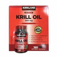 Dầu nhuyễn thể Kirkland Krill Oil 500mg 160 viên c...