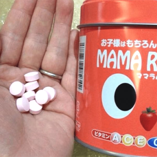 Kẹo cho trẻ biếng ăn Mama Ramune của Nhật Bản 200 viên