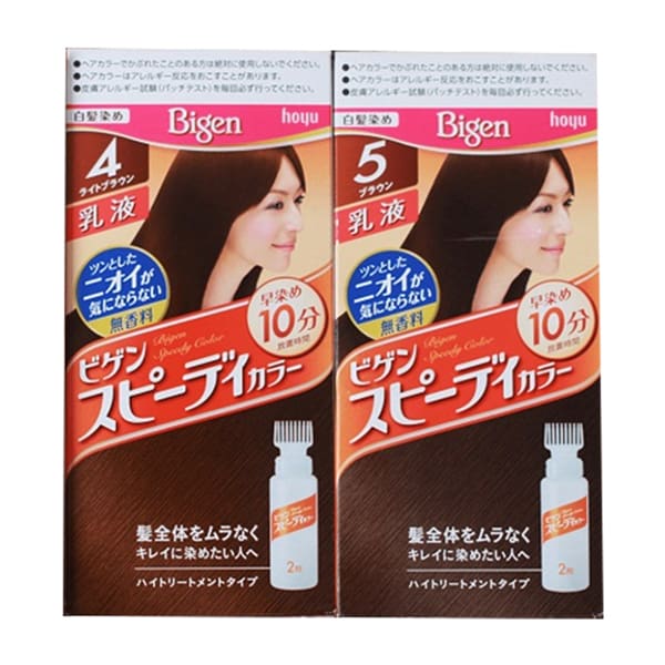 Thuốc nhuộm tóc Bigen Nhật Bản luôn được đánh giá cao về chất lượng cũng như tính an toàn. Hãy xem bức ảnh để tìm hiểu thêm về sản phẩm này, và khám phá sự khác biệt của mái tóc sau khi sử dụng thuốc nhuộm tóc Bigen Nhật Bản.