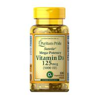 Viên uống bổ sung Vitamin D3 125mcg Puritans Pride 100 viên