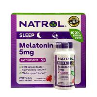 Viên ngậm Natrol Melatonin Sleep 5mg 250 viên giúp...