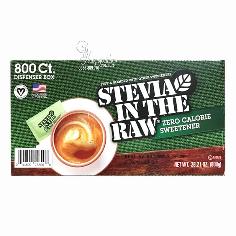 Đường ăn kiêng Stevia In The Raw Zero Calories 800 gói