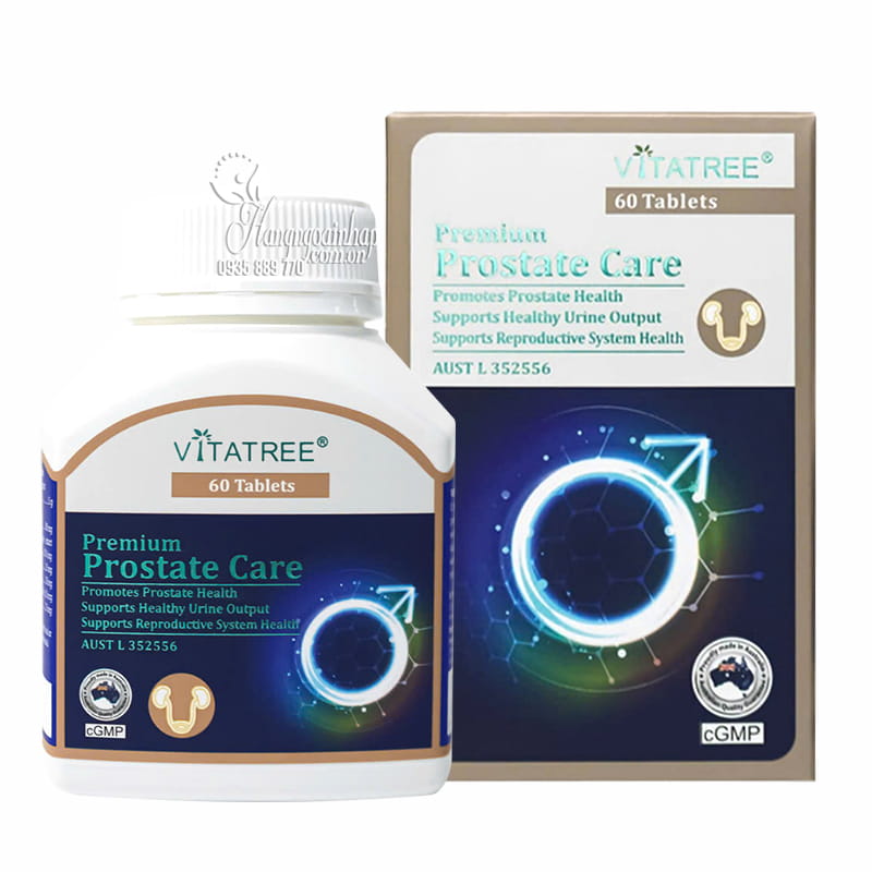 Viên uống Vitatree Premium Prostate Care 60 viên của Úc