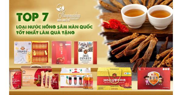 Top 7 loại nước hồng sâm Hàn Quốc tốt nhất làm quà tặng 