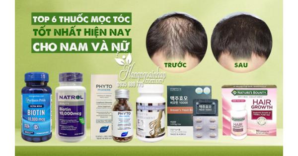 Top 7 thuốc mọc tóc tốt nhất hiện nay cho nam và nữ