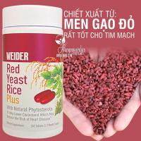 Viên uống Weider Red Yeast Rice Plus 1200mg của Mỹ