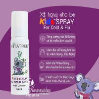 Xịt họng cho bé Vitatree Kids Spray For Cold & Flu của Úc