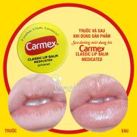 Son dưỡng môi Carmex dạng hũ Classic Lip Balm Medicated