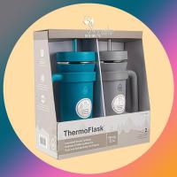 Bình giữ nhiệt ThermoFlask 950ml kèm ống hút có tay cầm