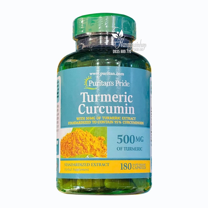 Tinh Chất Nghệ Vàng Curcumin Puritan Pride 180 Viên Của Mỹ