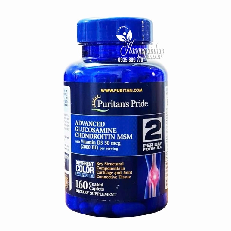 Bổ khớp Puritan Pride Advanced Glucosamine Chondroitin 160 viên