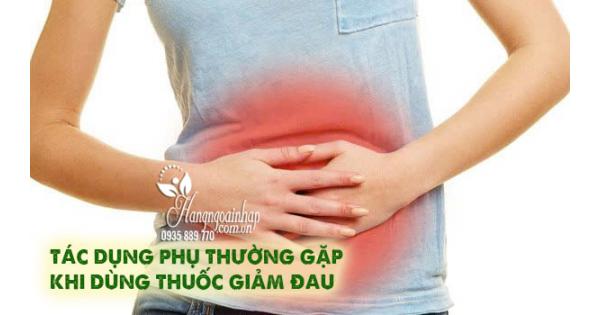 Tác dụng phụ thường gặp khi dùng thuốc giảm đau