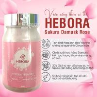 Viên uống thơm cơ thể Hebora Sakura Damask Rose Nhật 60 viên