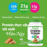 Bột Protein hữu cơ Orgain Organic Protein 920g vị bơ đậu phộng