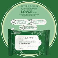 Khăn ướt tẩy trang Louv Cell Original Natural Calming Cleanser Tissue