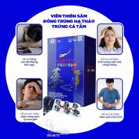 Viên thiên sâm đông trùng hạ thảo trứng cá tầm Hàn Quốc 180 viên