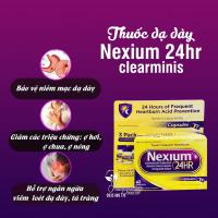 Thuốc dạ dày Nexium 24hr clearminis hộp 28 viên và 42 viên của Mỹ