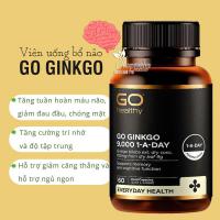 Viên uống bổ não Go Ginkgo 9000 Go Healthy hộp 60 viên 