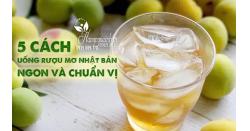 Hướng dẫn 5 cách uống rượu mơ Nhật Bản ngon và chuẩn vị 