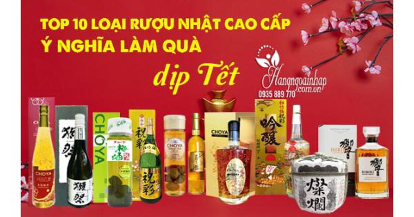 TOP 10 loại rượu Nhật cao cấp ý nghĩa làm quà dịp Tết 