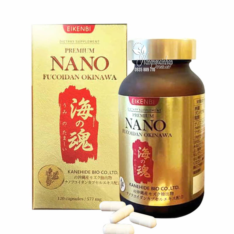 Viên uống Nano Fucoidan Okinawa Eikenbi 120 viên của Nhật Bản