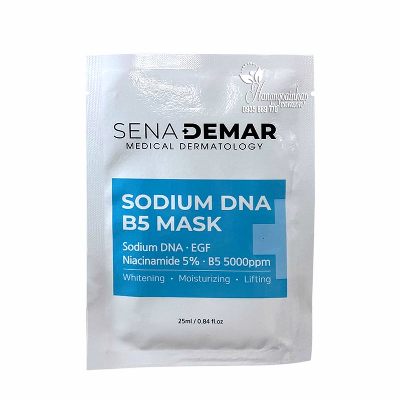 Mặt nạ phục hồi da Sena Derma Sodium DNA B5 Mask của Hàn Quốc