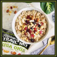 Hạt hỗn hợp Power Up Premium Trail Mix Mega Omega 397g