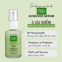 Tinh chất giảm mụn kiềm dầu MartiDerm Acniover Serum 30ml